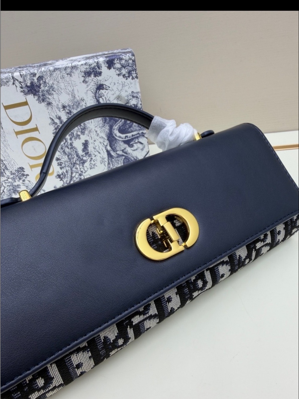 Dior Black Leather Crossbody with Gold CD Chain - Picture 13 of 16